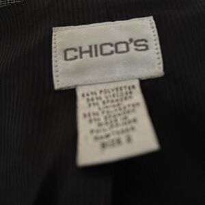 Chico’s black/ white size 2 business jacket